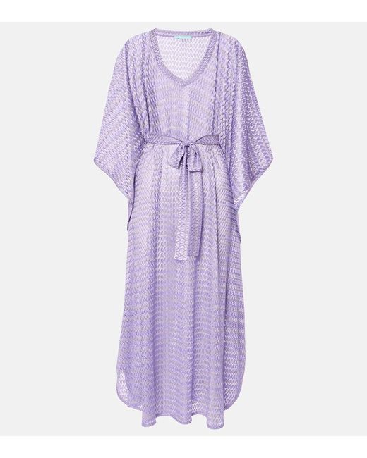 Melissa Odabash Purple June Kaftan
