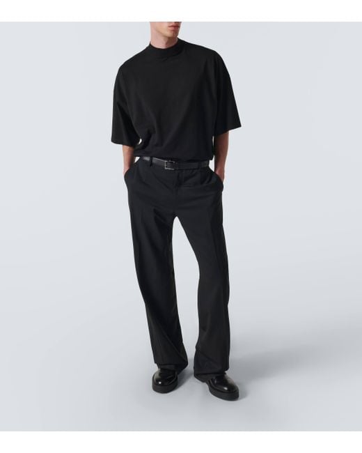 Jil Sander Black Cotton Jersey T-shirt for men