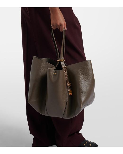 Borsa Spin Medium di Chloé in Brown