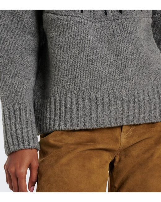 Altuzarra Gray Coleman Fair Isle Wool Sweater