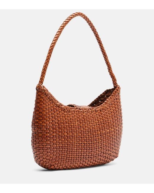 Rixo Brown X Dragon Diffusion Saorise Small Shoulder Bag