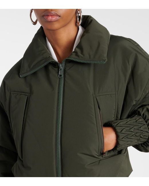 Tod's Green Padded Bomber Jacket