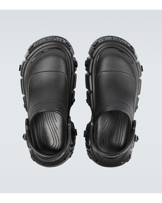 Balenciaga X Crocs Plateau-Slippers HardCrocs in Black für Herren