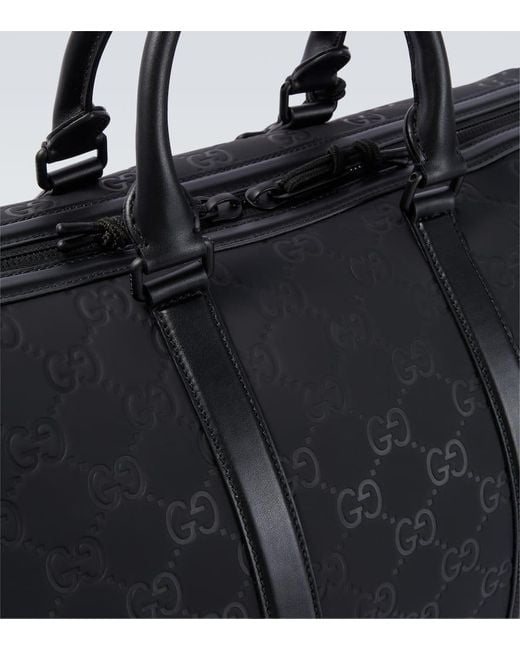 Gucci Weekender Edge Gg Medium Mit Leder in Black für Herren