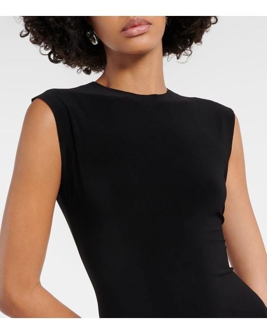 Robe Longue Norma Kamali en coloris Black