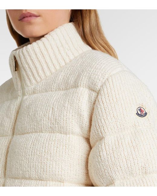 Moncler Natural Cotton Down Jacket