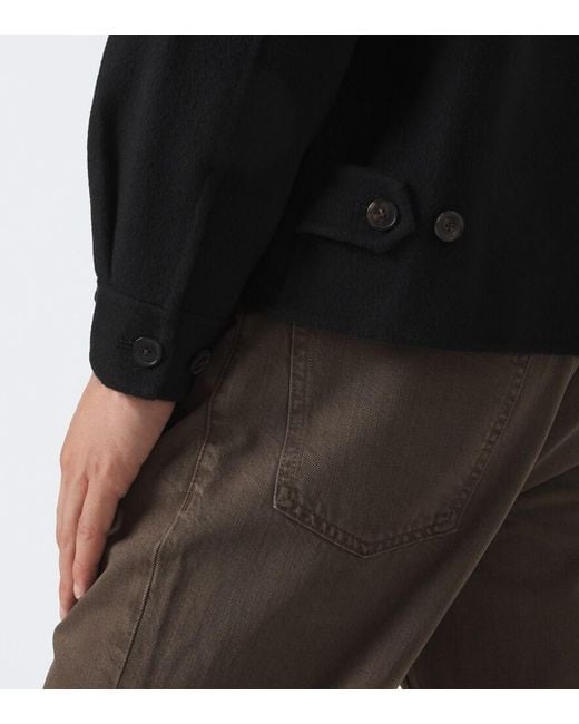 FRAME Black Wool Jacket for men