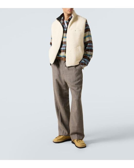 God's True Cashmere Weste Aus Kaschmir Und Wolle Mit Smaragd in White für Herren