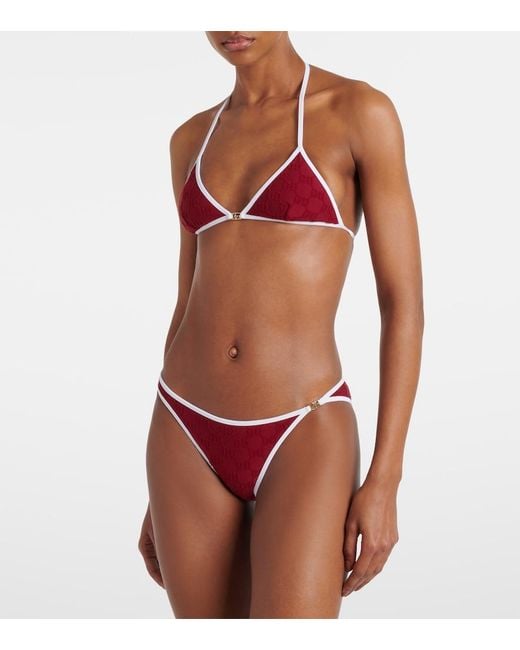 Gucci Red Gg Bikini