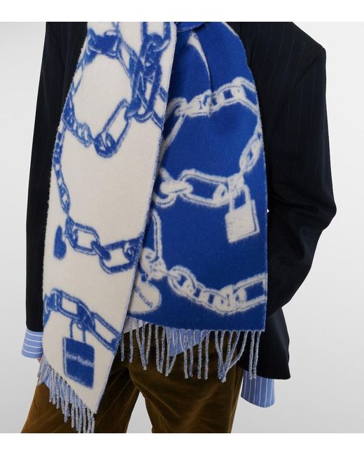 Sciarpa di Acne in Blue