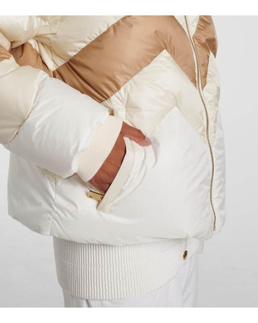 Bogner White Vanja Down Ski Jacket