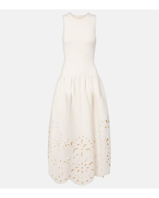 Ulla Johnson White Midikleid Rosaline