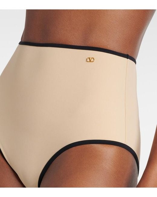 Valentino Natural Escape Vlogo High-Rise Bikini