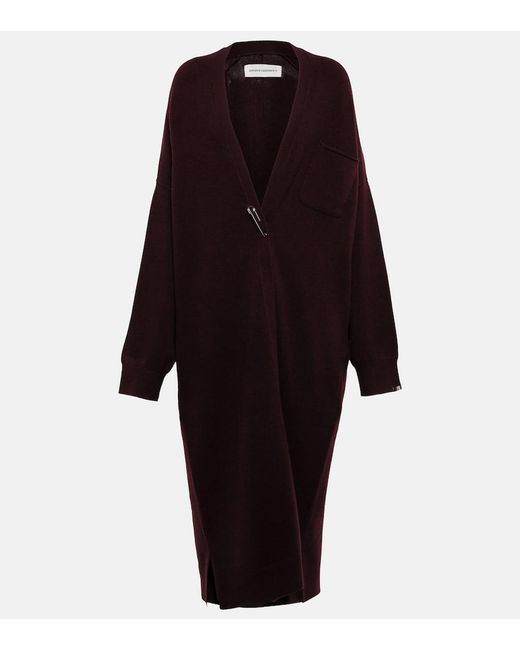 Extreme Cashmere Purple N°61 Koto Cashmere-Blend Cardigan