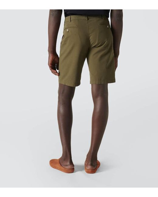 Loro Piana Bermuda-Shorts aus einem Baumwollgemisch in Green für Herren