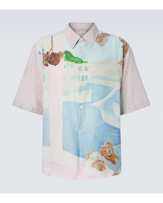 Camicia Bowling Beyond di Our Legacy in Blue da Uomo