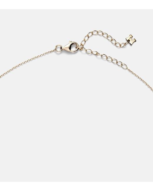 Mateo White 14Kt Necklace With Topaz And Diamonds