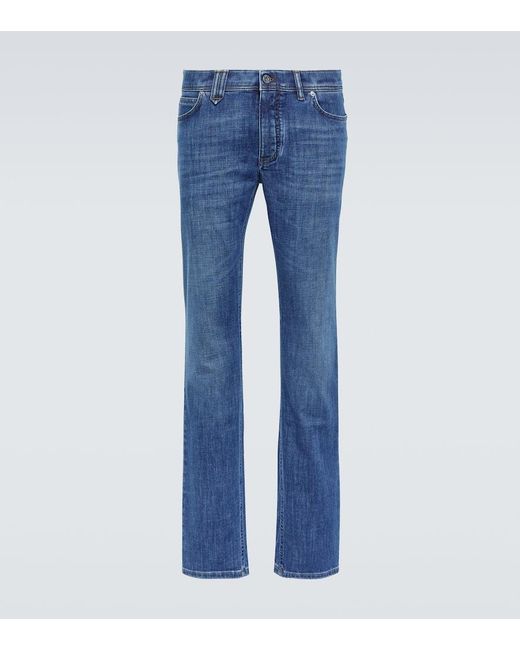 Brioni Slim Jeans Meribel in Blue für Herren
