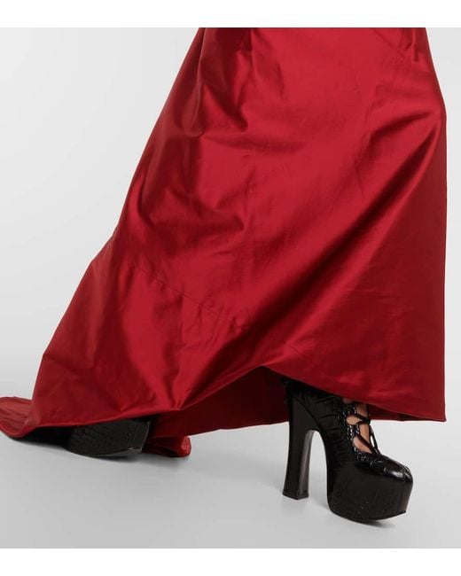 Vivienne Westwood Red Robe aus Satin