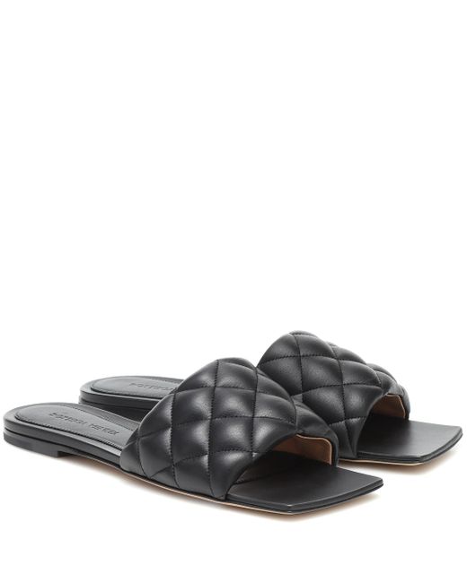bottega veneta padded leather sandals