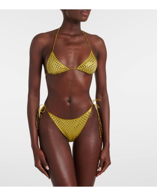 Oseree Yellow Disco Bikini