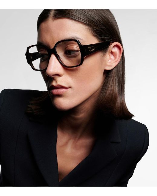 Dior Brown Diorglow O S3I Square Glasses
