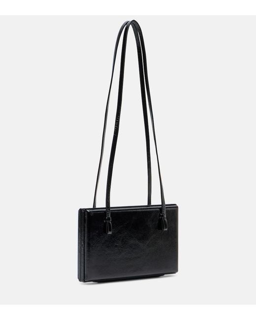 Totême Black Cocktail Leather Shoulder Bag
