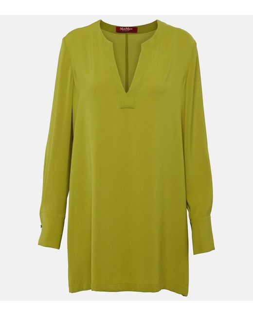 Max Mara Green Oboli Blouse