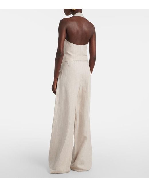 Chaleco Sauro De Lino Max Mara de color White