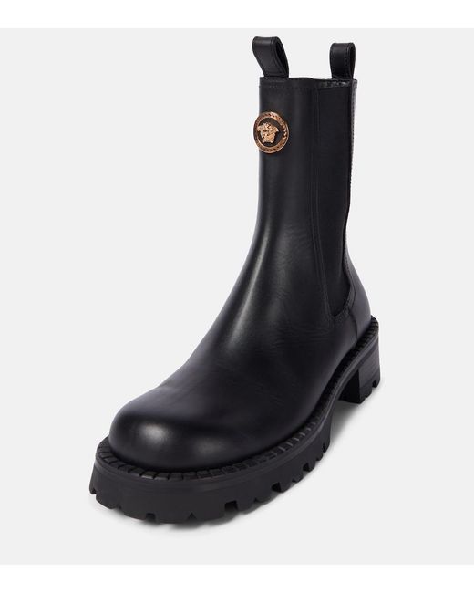 Versace Black Booties Ankle Boots