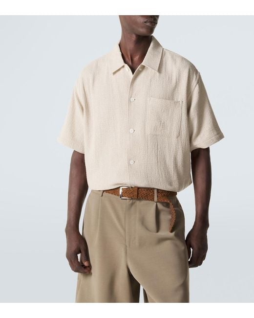 FRAME Natural Cotton-Blend Shirt for men