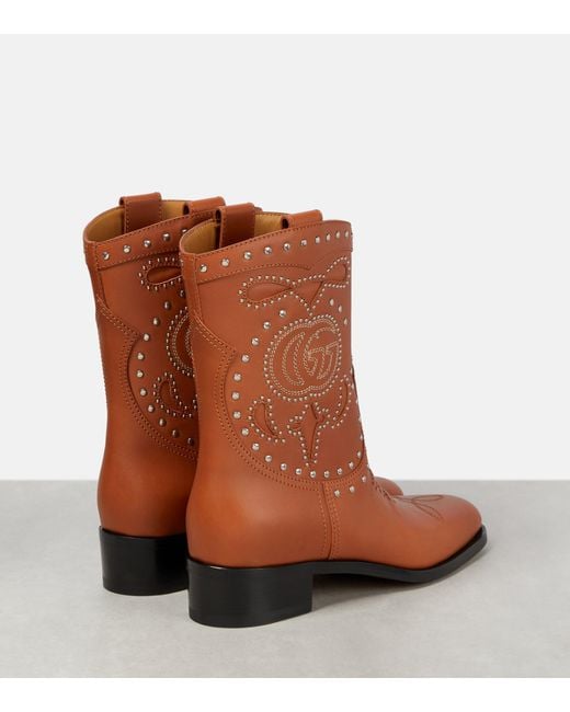 Gucci crystal-embellished Cowboy Boots - Farfetch