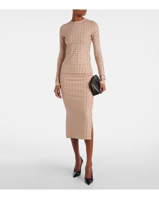 Top Negus Adornado Sportmax de color Natural