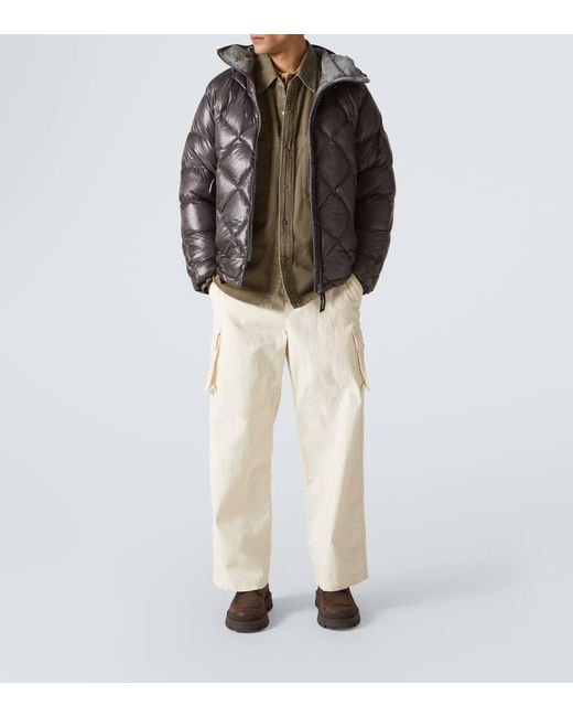 And Wander Gray Quilted Down Jacket for men