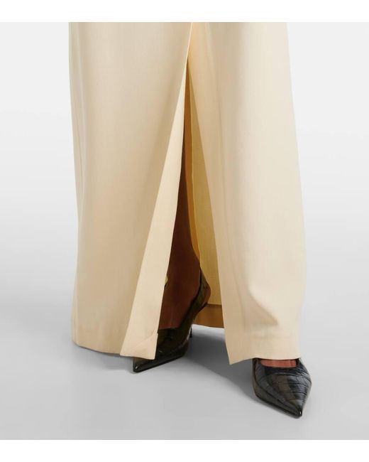 Totême  Natural Pocket Crepe Maxi Dress