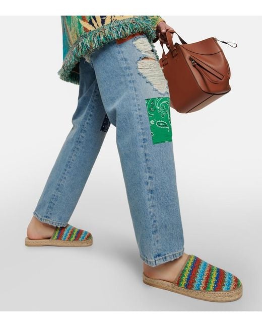 Alanui Blue Over The Espadrilles