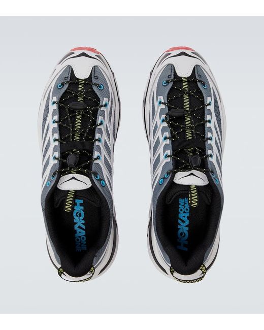 Hoka One One Blue Mafate Three2 Sneakers for men