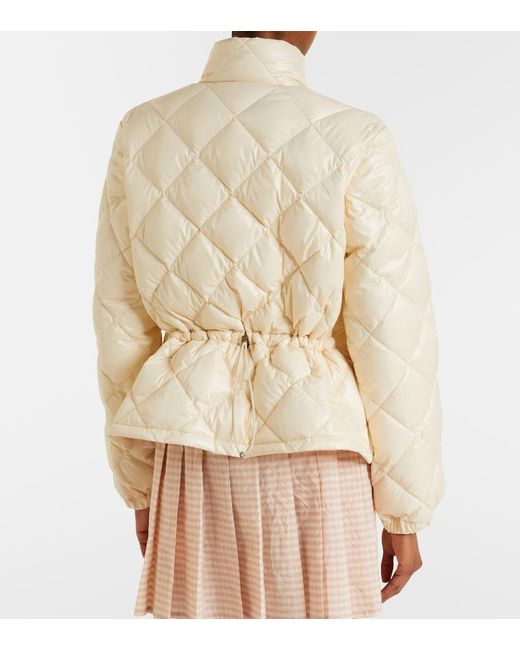 Moncler Natural Lavaret Quilted Down Jacket