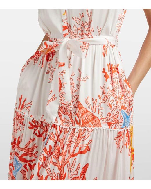 Poupette Pink Bedrucktes Hemdblusenkleid