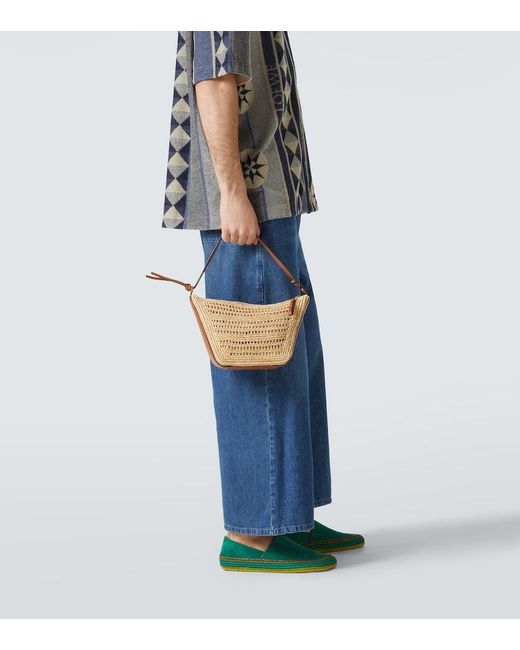Loewe Paula's Ibiza Tote Bag Hammock Mini in Metallic für Herren