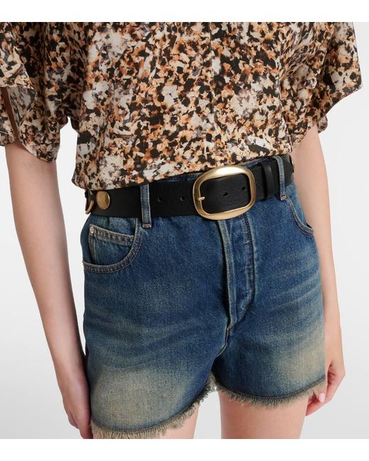 Cinturon Dara De Piel Isabel Marant de color Black