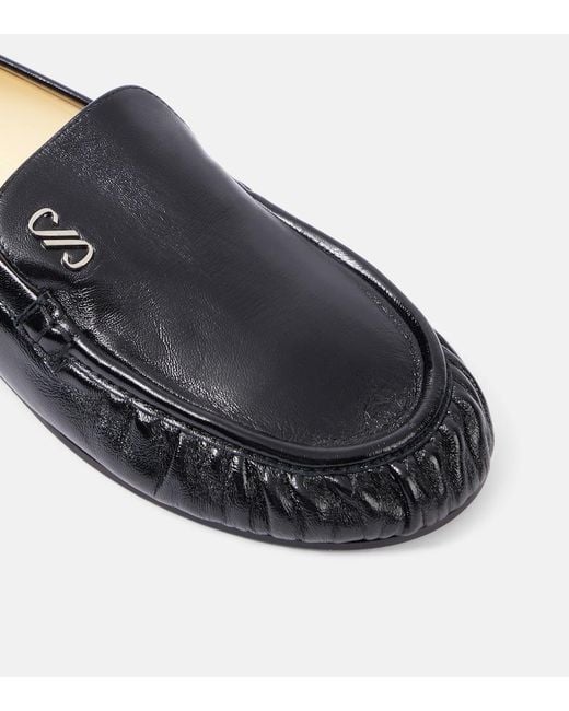 Proenza Schouler Black Park Leather Loafers