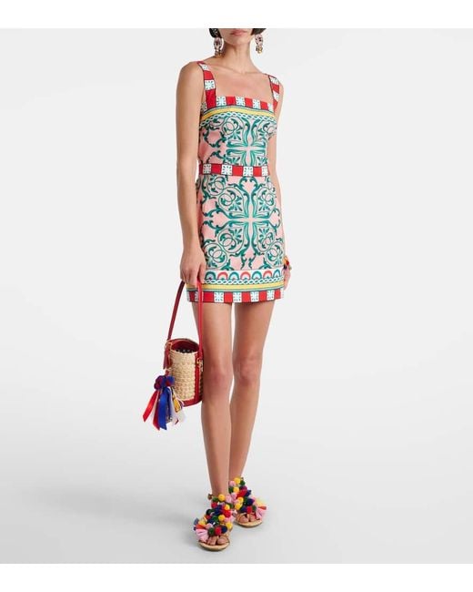 Dolce & Gabbana White Bucket Bag Taormina Carla Medium