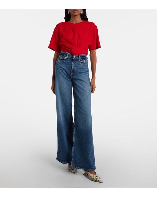 Citizens of Humanity Blue Issy High-Rise Wide-Leg Jeans