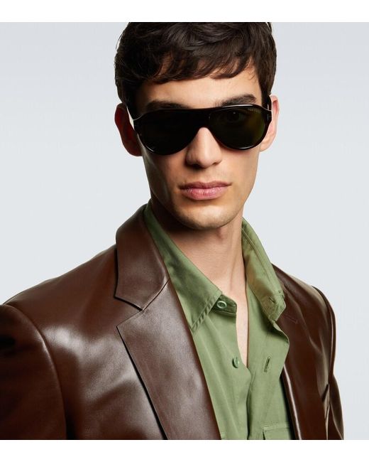Tom Ford Green Samuele-02 Aviator Sunglasses for men