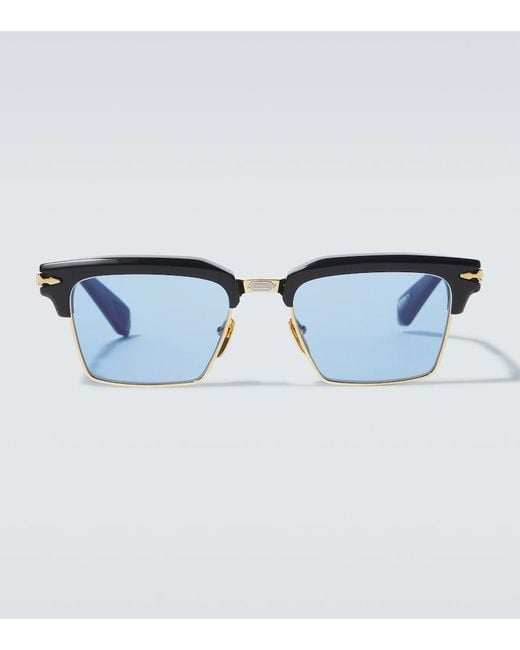 Jacques Marie Mage Blue Alin Square Sunglasses for men