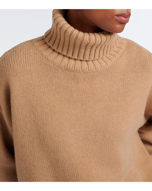 Extreme Cashmere Natural N°434 Crop Xtra Cashmere Sweater