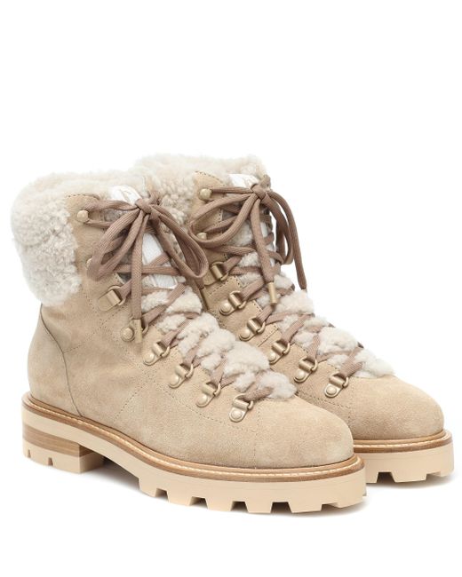 uo boxer shearling hiker boot