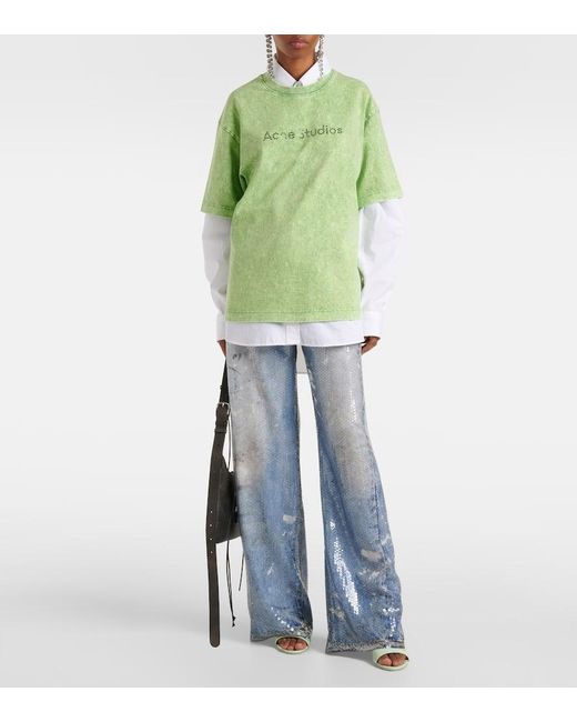 Mules Lidia 70 di Paris Texas in Green