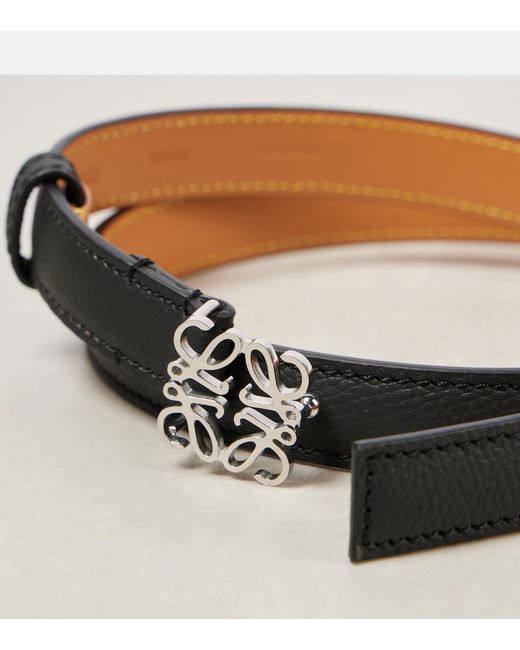 Loewe Blue Anagram Leather Belt